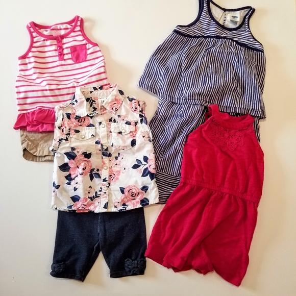 Carter's Other - Girls' Summer Fun Four Outfits Bundle GUC